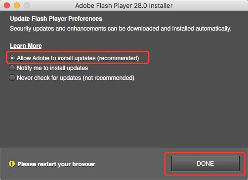 should i download adobe flash player for mac